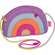 DIE SPIEGELBURG Glitzer-Täschchen Regenbogen