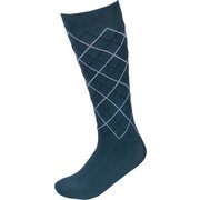 RIDE now Kniestrümpfe mit feinem Rautenmuster