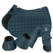 ESKADRON Classic Sports Schabracke, Gamaschen & Hufglocken Glitter-Set