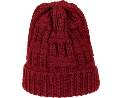 black forest Strickmütze für Haarzopf