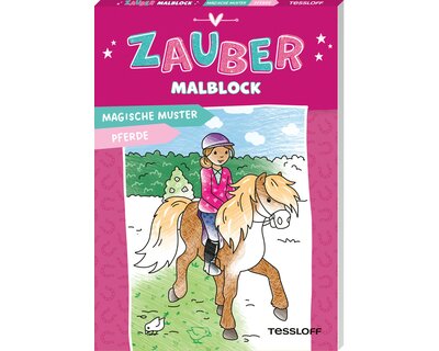 TESSLOFF Zaubermalblock Magische Pferde