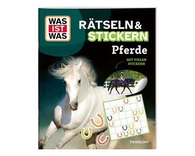 WAS IST WAS Rätseln und Stickern Pferde