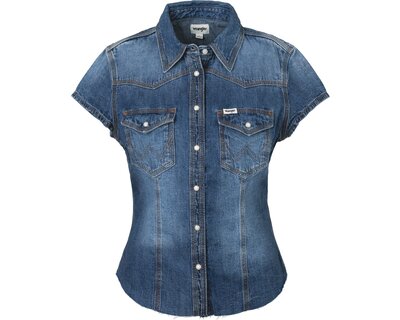 Wrangler Jeansbluse Shrunken Shirt