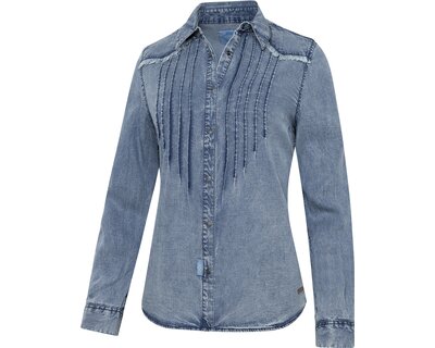 STARS & STRIPES Jeansbluse Blue