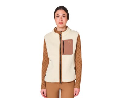EQUESTRO Teddyfleece Weste für Damen