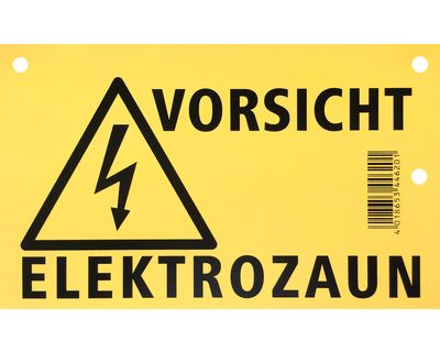 KERBL Warnschild Vorsicht Elektrozaun