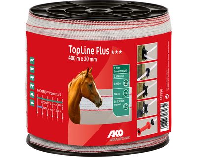 AKO Elektroband TopLine Plus, 20 mm, 400 Meter