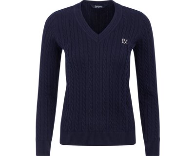 LeMieux Pullover Knit Jumpers V-Neck Cora Cable