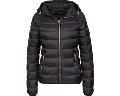 black forest Steppjacke mit Kapuze