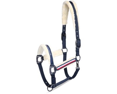 TOMMY HILFIGER EQUESTRIAN Halfter mit Führstrick FauxFur