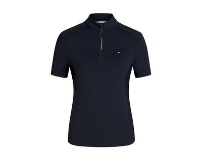 TOMMY HILFIGER EQUESTRIAN Trainingsshirt Palma mit 1/4 Zip
