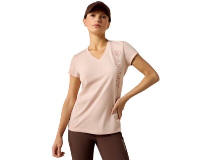 ARIAT T-Shirt Vertical-Logo Tee für Damen