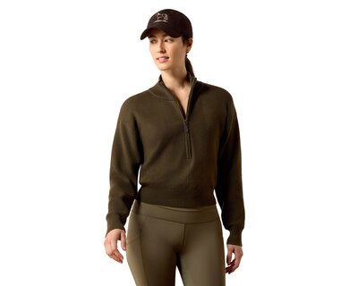 ARIAT 1/2 Zip Sweater Foxleigh