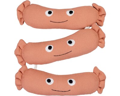 pawberry Hundespielzeug Wurst