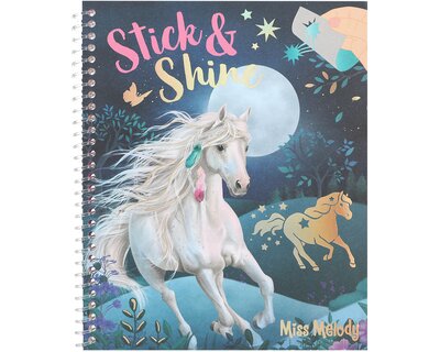 Miss Melody Malbuch Stick & Shine