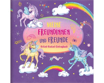 DIE SPIEGELBURG Freundebuch Einhorn-Paradies