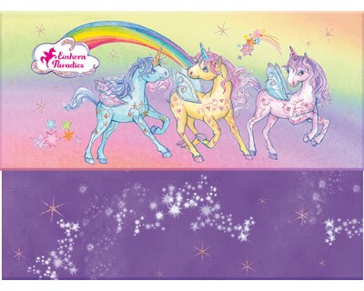 DIE SPIEGELBURG Briefpapier-Set Einhorn-Paradies