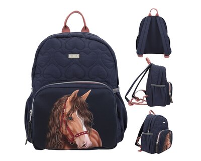Miss Melody Rucksack mit Herzsteppung