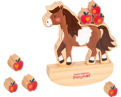 DIE SPIEGELBURG Stapelspiel Mein kleiner Ponyhof