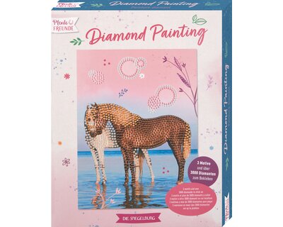 DIE SPIEGELBURG Diamond Painting Pferdefreunde