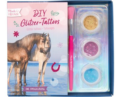 DIE SPIEGELBURG Glitzer-Tattoos Pferdefreunde