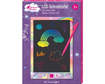 DIE SPIEGELBURG LCD Schreibtafel Einhorn Paradies