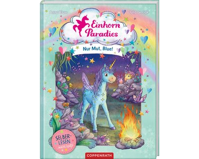 DIE SPIEGELBURG Nur Mut Blue Einhorn Paradies