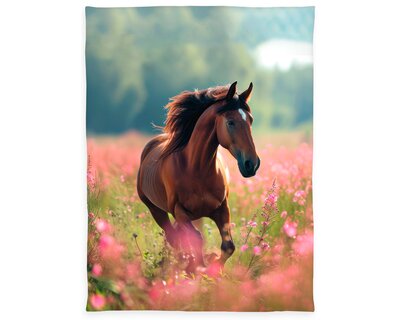 HERDING Wellsoft Flauschdecke Pferd