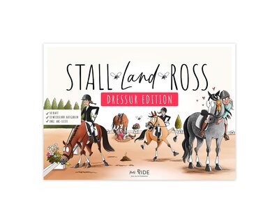 mrs. RIDE Spielblock Stall - Land - Ross, Dressur Edition