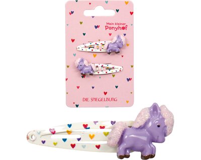 DIE SPIEGELBURG Haarclips mit Herzchen Mein kleiner Ponyhof