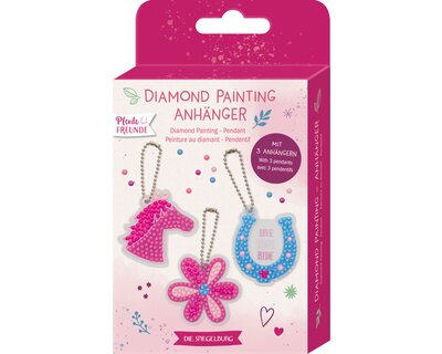 DIE SPIEGELBURG Diamond Painting Anhänger Pferdefreunde