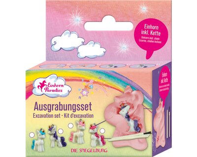 DIE SPIEGELBURG Mini-Ausgrabungsset Einhornparadies