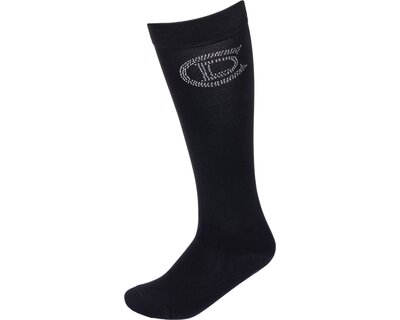 Cheval de Luxe Thinsocks mit Glitzerlogo