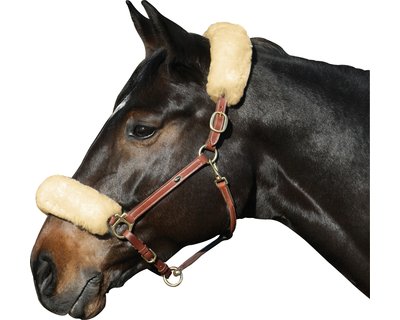 Loesdau Echt-Lammfell-Nasen- oder Genickschutz