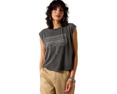 ARIAT T-Shirt Dallas Cropped Tee