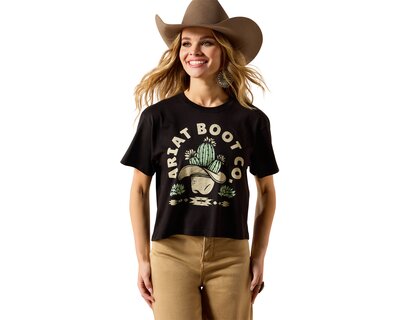 ARIAT T-Shirt Cacti Cowboy Hat