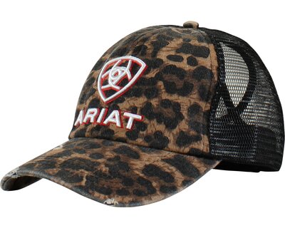 ARIAT Cap Embellished Logo Cheetah Print