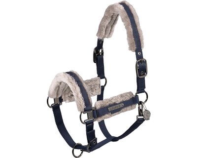 ESKADRON Platinum Halfter Double Pin Girth FauxFur