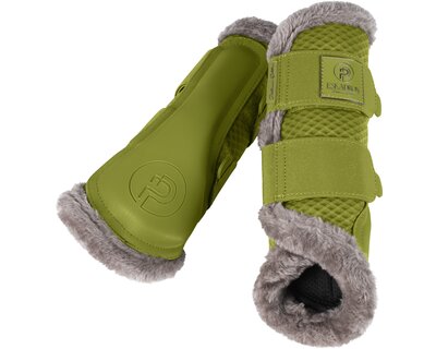 ESKADRON Platinum Gamaschen Mesh Faux Fur