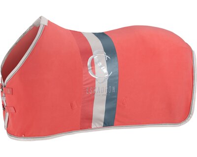 ESKADRON Classic Sports Abschwitzdecke Fleece Stripes