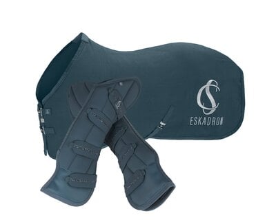 ESKADRON Classic Sports Abschwitzdecke & Transportgamaschen Set