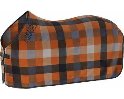 ESKADRON Platinum Abschwitzdecke Fleece Check