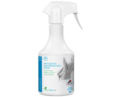 VALETUMED Anti-Zecken-Grasmilben Spray für Pferde