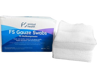 FS animal health Mullkompressen 7,5 x 7,5 cm
