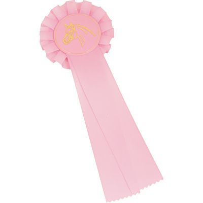 Turnierschleife Einfachrosette rosa