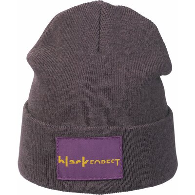 black forest Strickmütze mit Logopatch vintage grape | Einheitsgröße