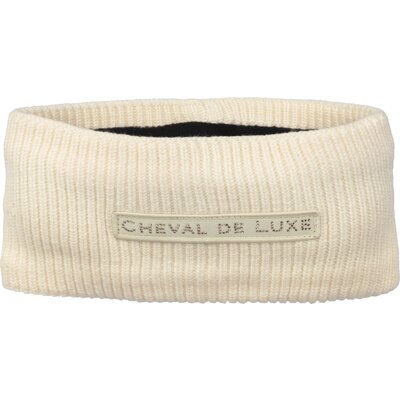 Cheval de Luxe Stirnband mit Glitzerpatch Schriftzug almond milk | Einheitsgröße