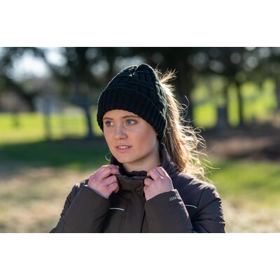 black forest Strickmütze für Haarzopf – Ansicht 3