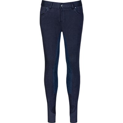 black forest kids Gesäßeinsatz-Reithose Genua Bio navy | 140