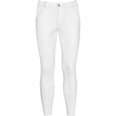 black forest kids Gesäßeinsatz-Reithose Genua Bio weiß | 176